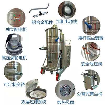 大型工业级吸尘器RL401 三相电重型工业吸尘器工厂