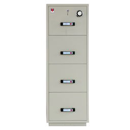 众御 zyf0140 一小时防火防磁柜 抽屉式 1598 551 824mm 灰色