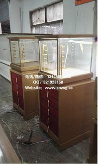 爱华尚木质珠宝展示柜 爱华尚珠宝专柜 爱华尚展柜